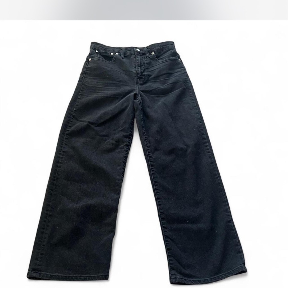 Madewell Black Flare & Wide Leg Jeans
